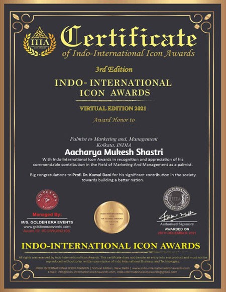 Aacharya Mukesh Shastri award